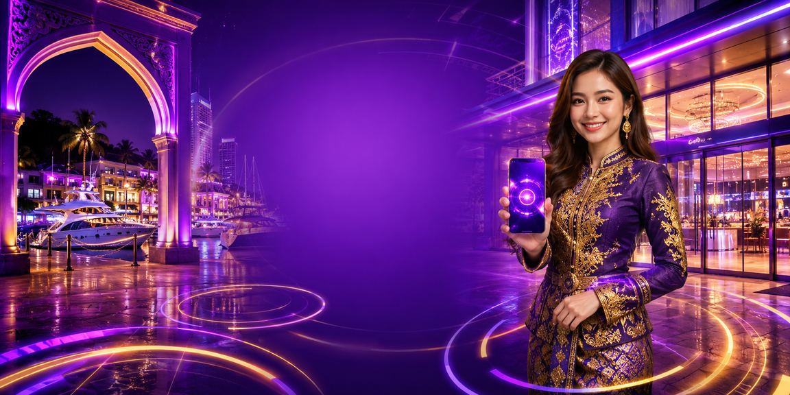 Langkawi-themed casino app in a Malay setting