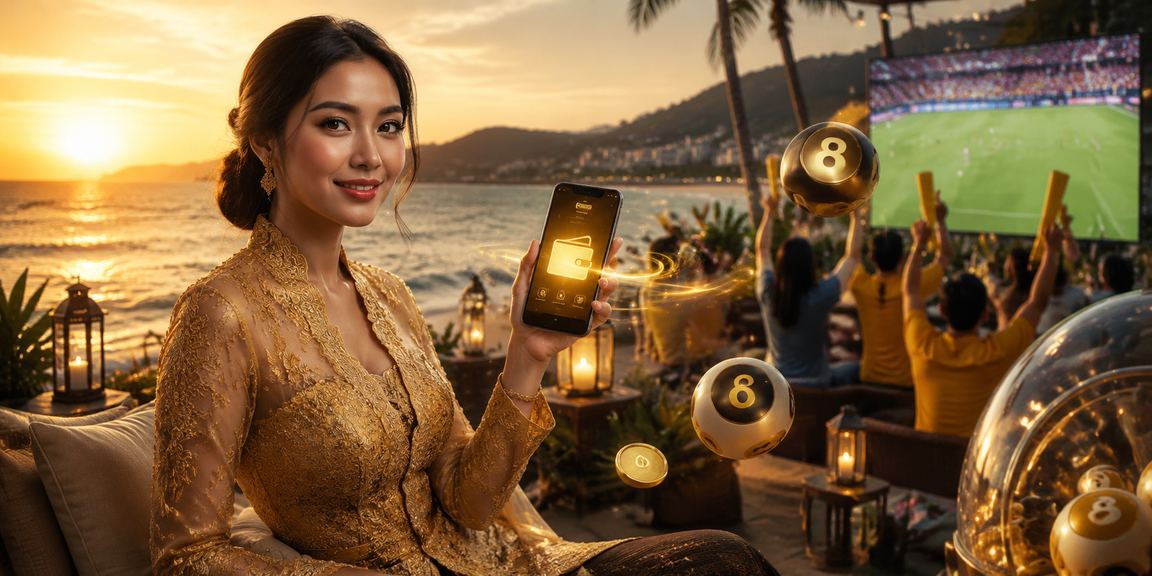 Kebaya-styled lottery and entertainment in Penang, Malaysia